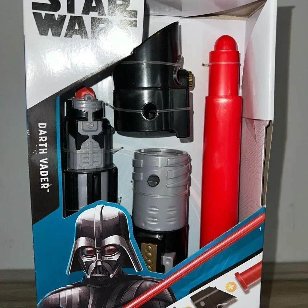 Star Wars Lightsaber Forge Darth Vader Extendable Red Lightsaber Roleplay Toy 4+ - Picture 2 of 7